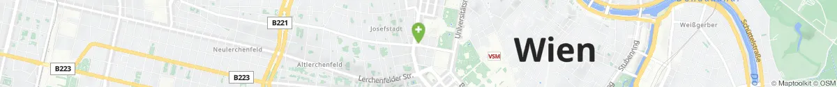 Kartendarstellung des Standorts für Rathaus-Apotheke in 1010 Wien